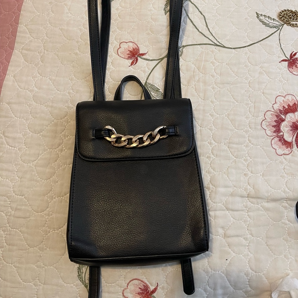 Faux leather Mini backpack